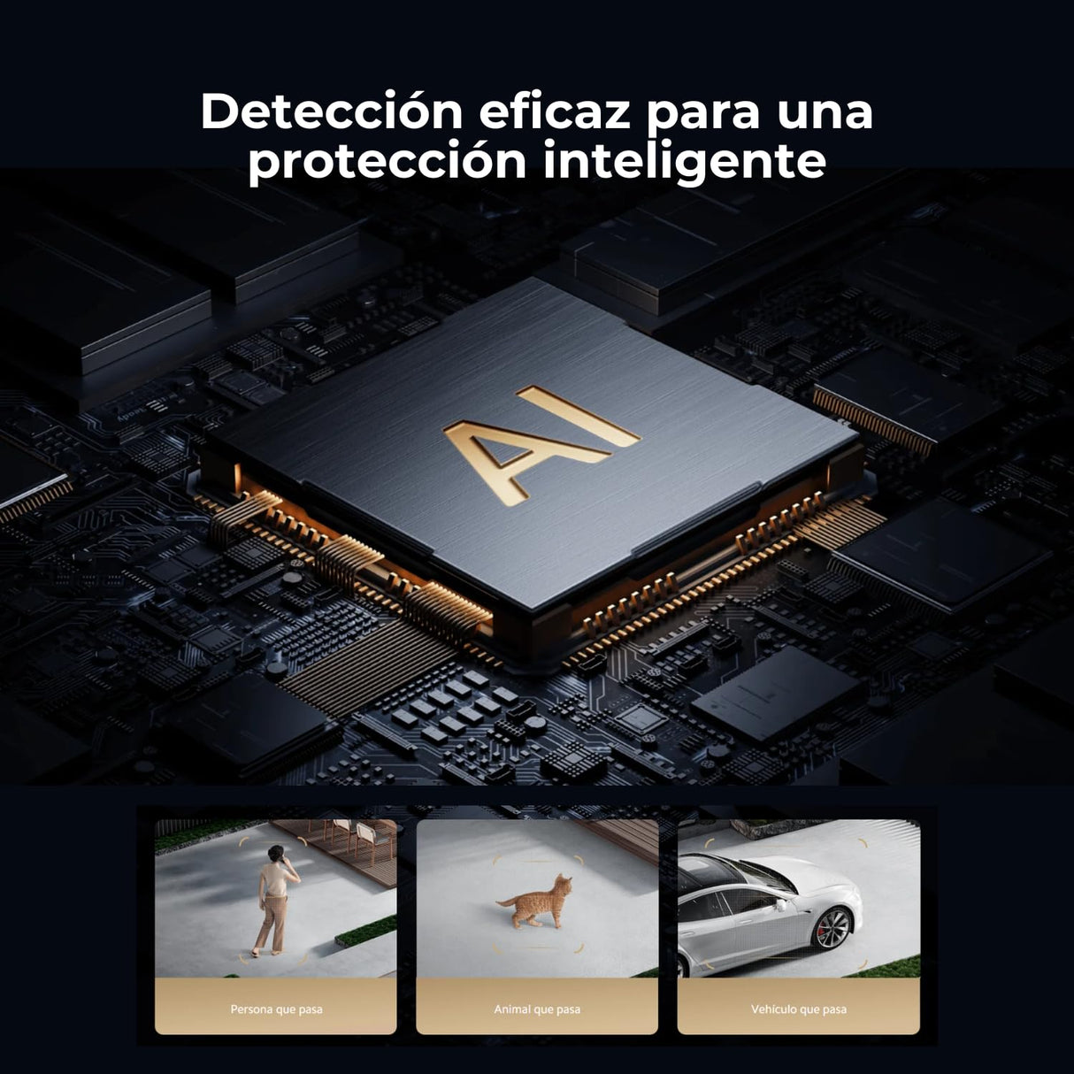 Xiaomi Outdoor Camera BW500 | Cámara de Vigilancia Exterior con WiFi | Cámara de Seguridad con Resolución 2K con IA | Cámara Exterior con Detección de Movimiento