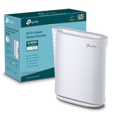 TP-Link - RE900XD Repetidor WiFi 6 Mesh AX6000,Doble Banda, Banda de Canal 160 MHz,1 Puerto 2,5 Gbps,2 Puertos Gigabit,Compatible con EasyMesh,Roaming Inteligente