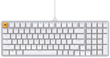 Glorious Gaming GMMK 2 Full Size (96%) - Teclado gaming mecánico, carcasa de aluminio, personalizable, keycaps dobles, switches Glorious Fox, RGB, distribuciones QWERTY estadounidense - Blanco