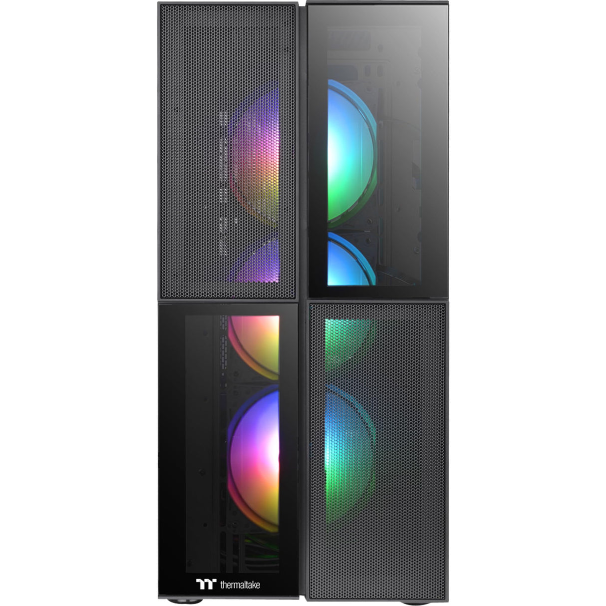 Thermaltake Versa T26 ARGB | Mid-Tower-ATX-PC-Chassis | PC-Case | 4mm Tempered-Glass | Black