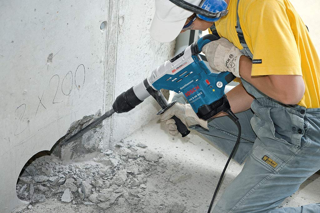 Bosch Professional GBH 5-40 DCE - Martillo perforador (8,8 J, Ø máx. hormigón 40 mm, SDS max, Vibration control, en maletín)