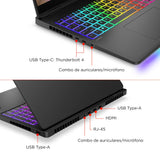 HP OMEN MAX - Ordenador Portátil Gaming de 16" OLED 240Hz (Ultra 9-275HX, 32GB RAM, 1 TB, NVIDIA GeForce RTX 5080 16GB, Windows 11) Negro - Teclado QWERTY Español