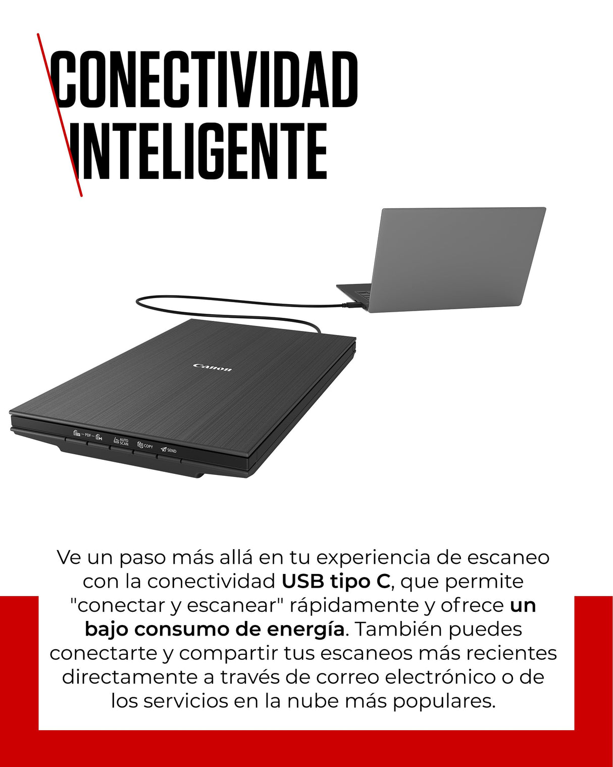 Canon CanoScan LiDE 400 Escáner Plano, A4, Documentos y Fotografías, Escaneo y Copia Automática, Alta Resolución 4800 x 4800ppp, Escaneo de Alta Velocidad, Negro