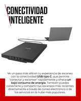 Canon CanoScan LiDE 400 Escáner Plano, A4, Documentos y Fotografías, Escaneo y Copia Automática, Alta Resolución 4800 x 4800ppp, Escaneo de Alta Velocidad, Negro