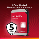 WD Red Pro 24TB NAS Disco Duro Interno 3,5" – 7200 RPM Clase, SATA 6Gb/s, CMR, 512MB Caché