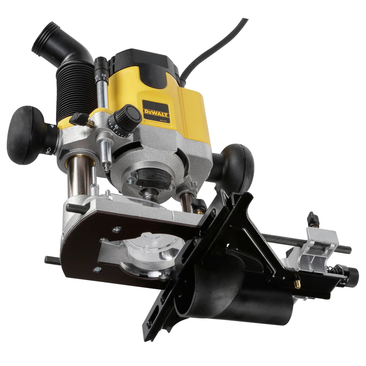 DeWalt DW621-QS Fresadora 1.100W-24.000 RPM (6-8 mm) Electrónica, Negro, Amarillo
