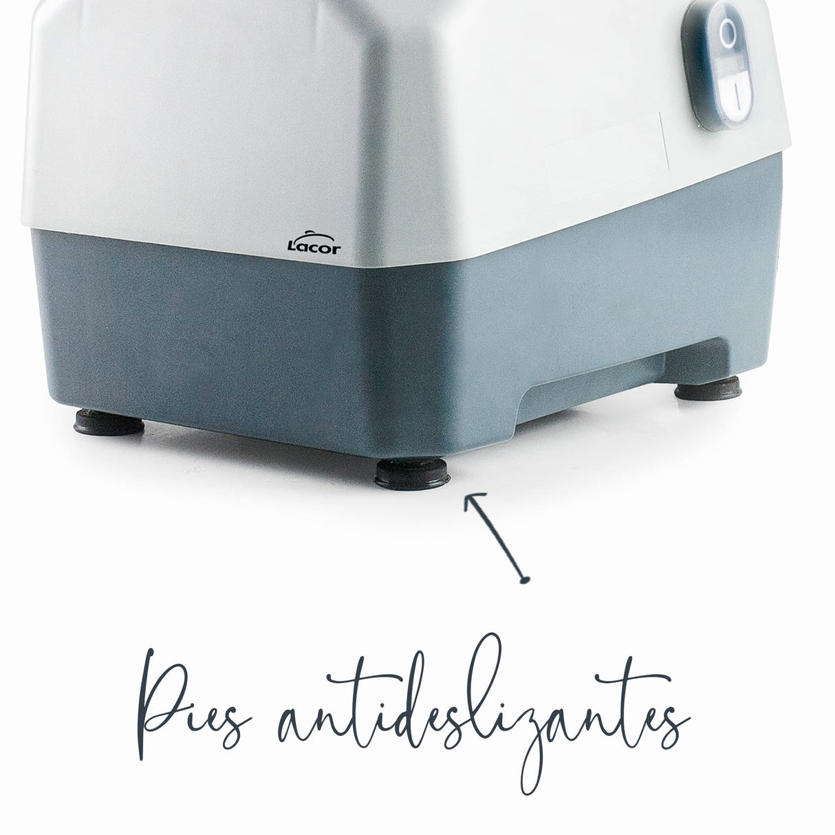 Lacor - 69490 - Picadora Profesional Quick, Picay Tritura Todo Tipo de Alimentos, 100% Seguro, Acero inoxidable, Piezas Extraíbles, Fácil Limpieza, 100% Seguro, Potencia 735 W, Capacidad 3 L