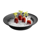 APS 30510 - Cuenco (aluminio, antiadherente, 45 x 45 cm, altura 10 cm, 5,6 L), color negro y plateado