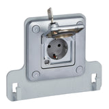 Toma de empotrarrecarga vehiculo electrico Legrand 077857 2P+TT Green UP 3.2 kVA