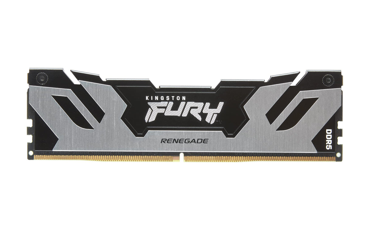 Kingston FURY Renegade DDR5 Silver/Black XMP 16GB 8000MT/s CL38 DIMM Desktop Gaming Memory - KF580C38RS-16