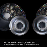 Steelseries Arctis GameBuds™ para Playstation - Auriculares inalámbricos para Juegos - 2,4 GHz + BT5.3 - Modo ANC/Transparencia - Resistencia al Agua IP55-40 Horas de autonomía - Carga inalámbrica