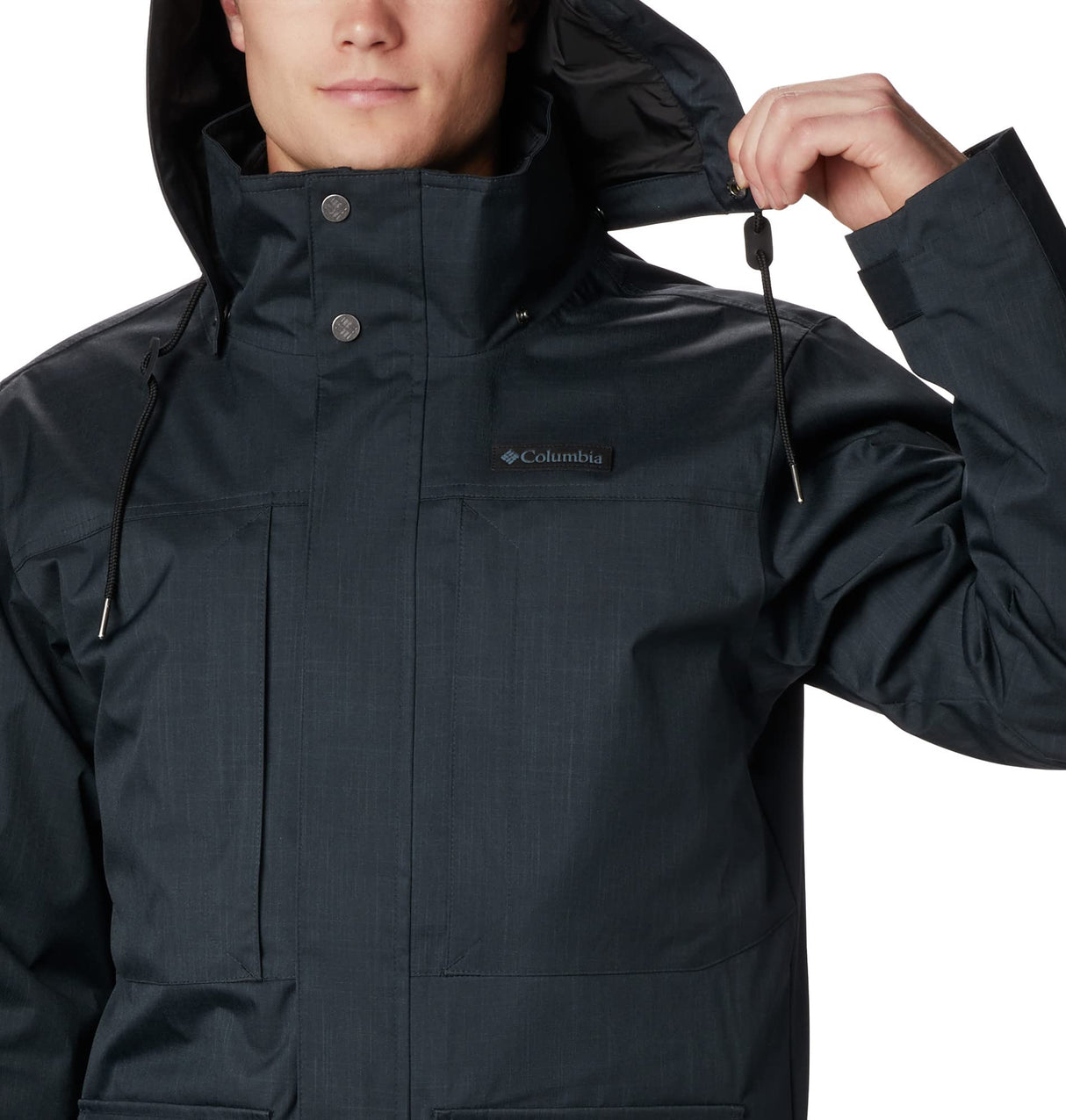 Columbia Hombre Chaqueta De Invierno 3 En 1, Black, L