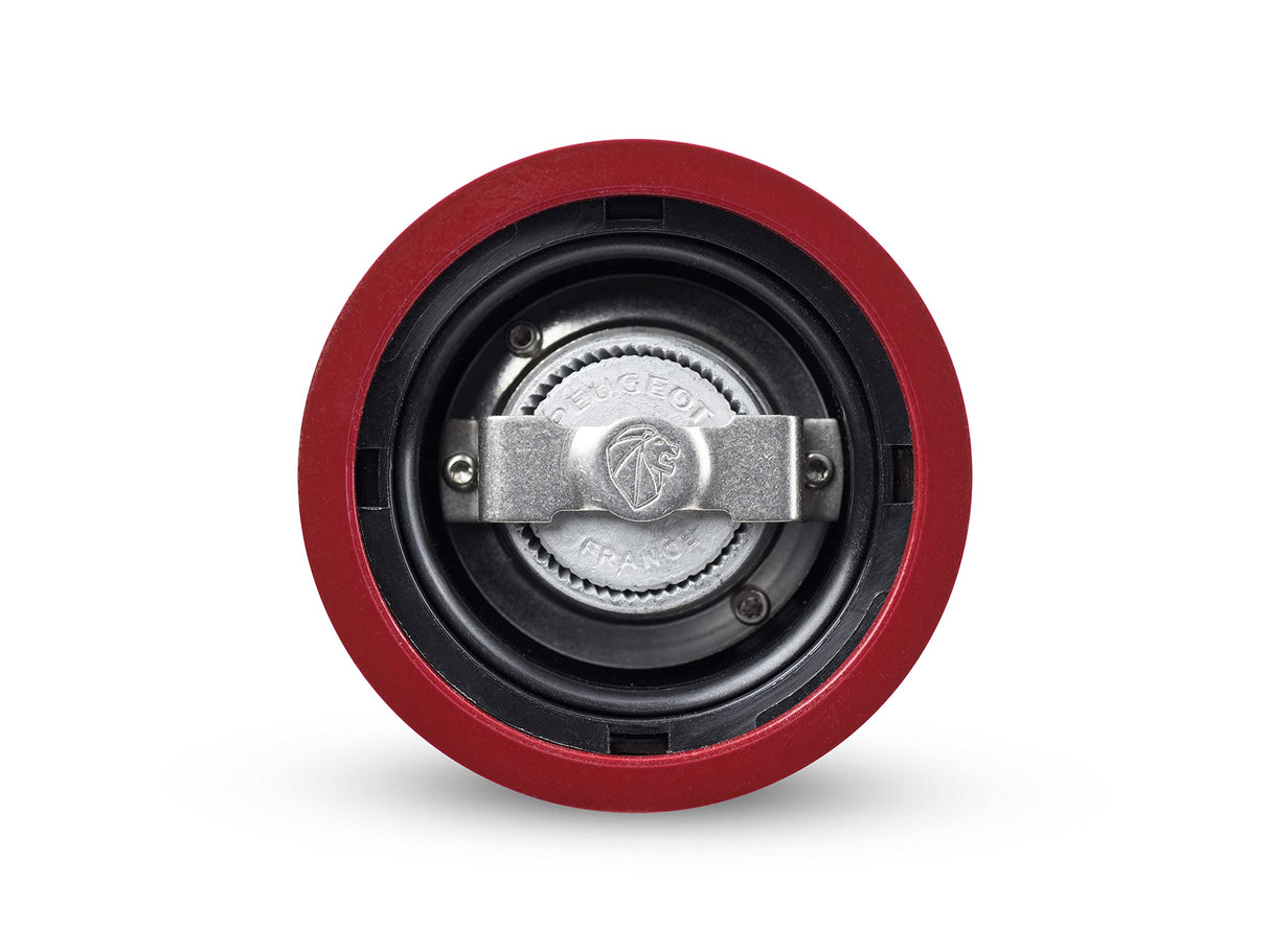PEUGEOT Paris u'Select - Molinillo de pimienta (40 cm, 6 ajustes predefinidos, fabricado con madera certificada PEFC, fabricado en Francia), color rojo brillante