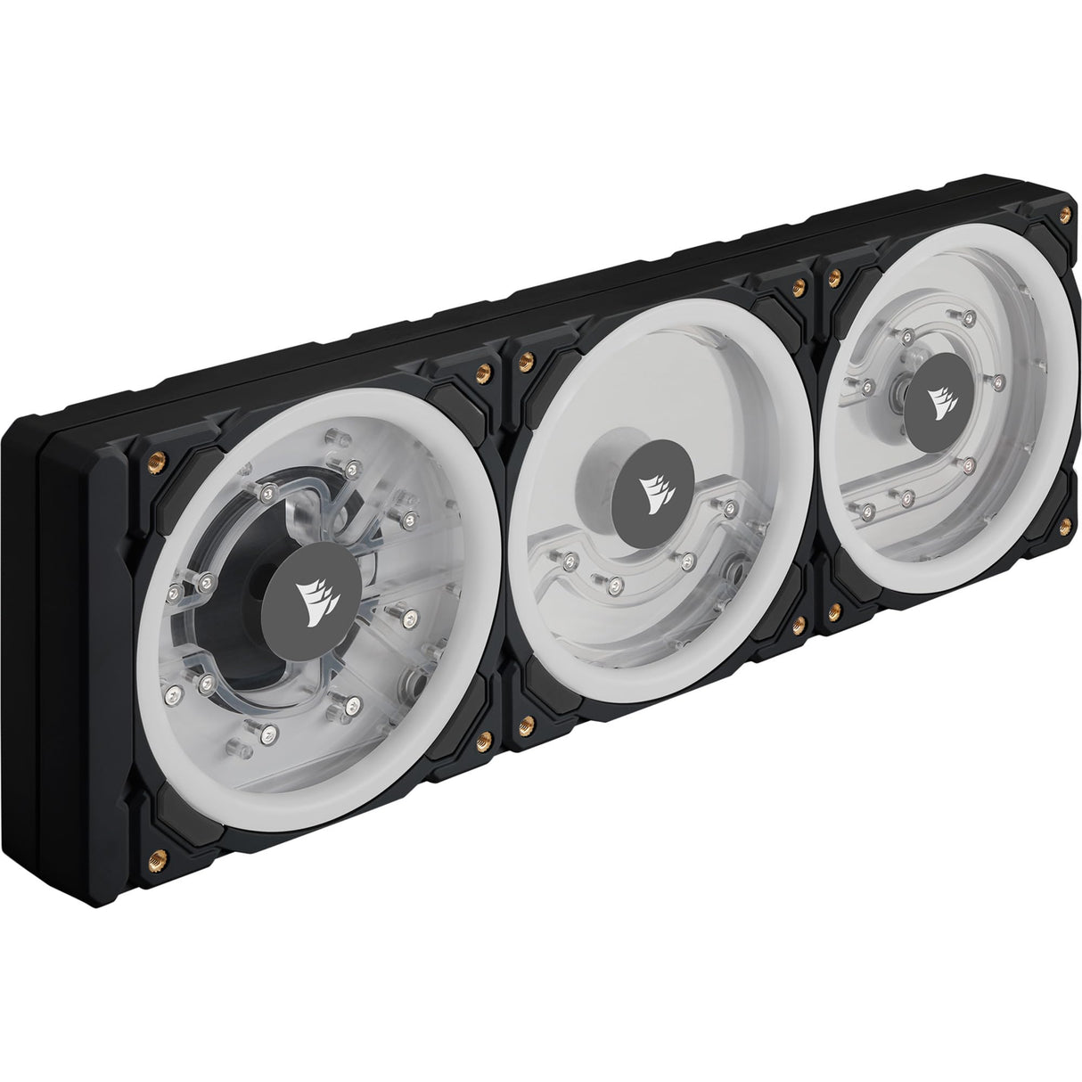 Corsair Hydro X Series XD7 RGB Pack de Bomba/Depósito (Sistema de Placa de Distribución de 360 mm, Bomba PWM D5, Depósito de 140 ml, 36 LED RGB Direccionables Individualmente) Negro