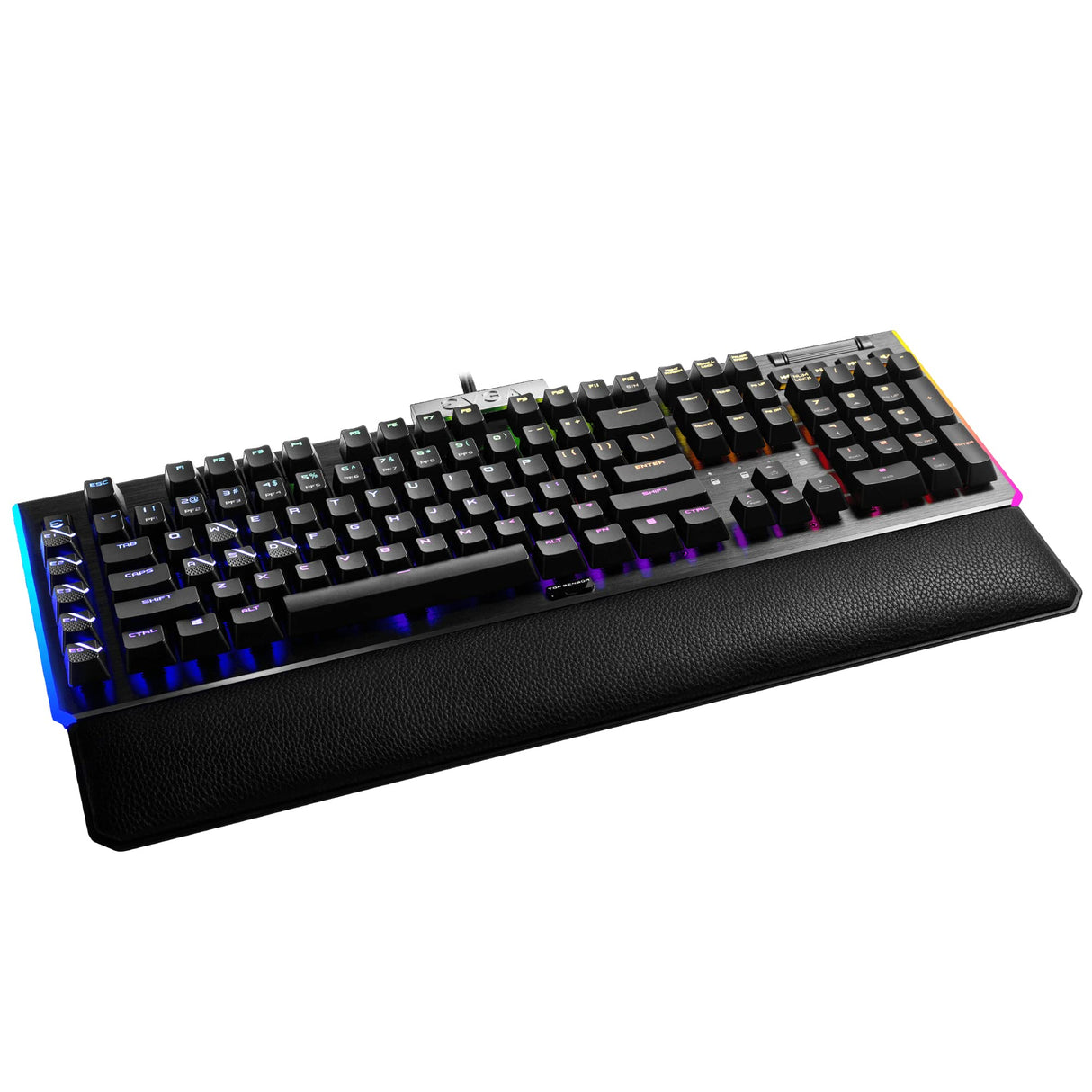 EVGA Teclado mecánico óptico Z20 RGB (Interruptor Lineal) para Juegos, diseño de EE. UU. 811-W1-20US-KR