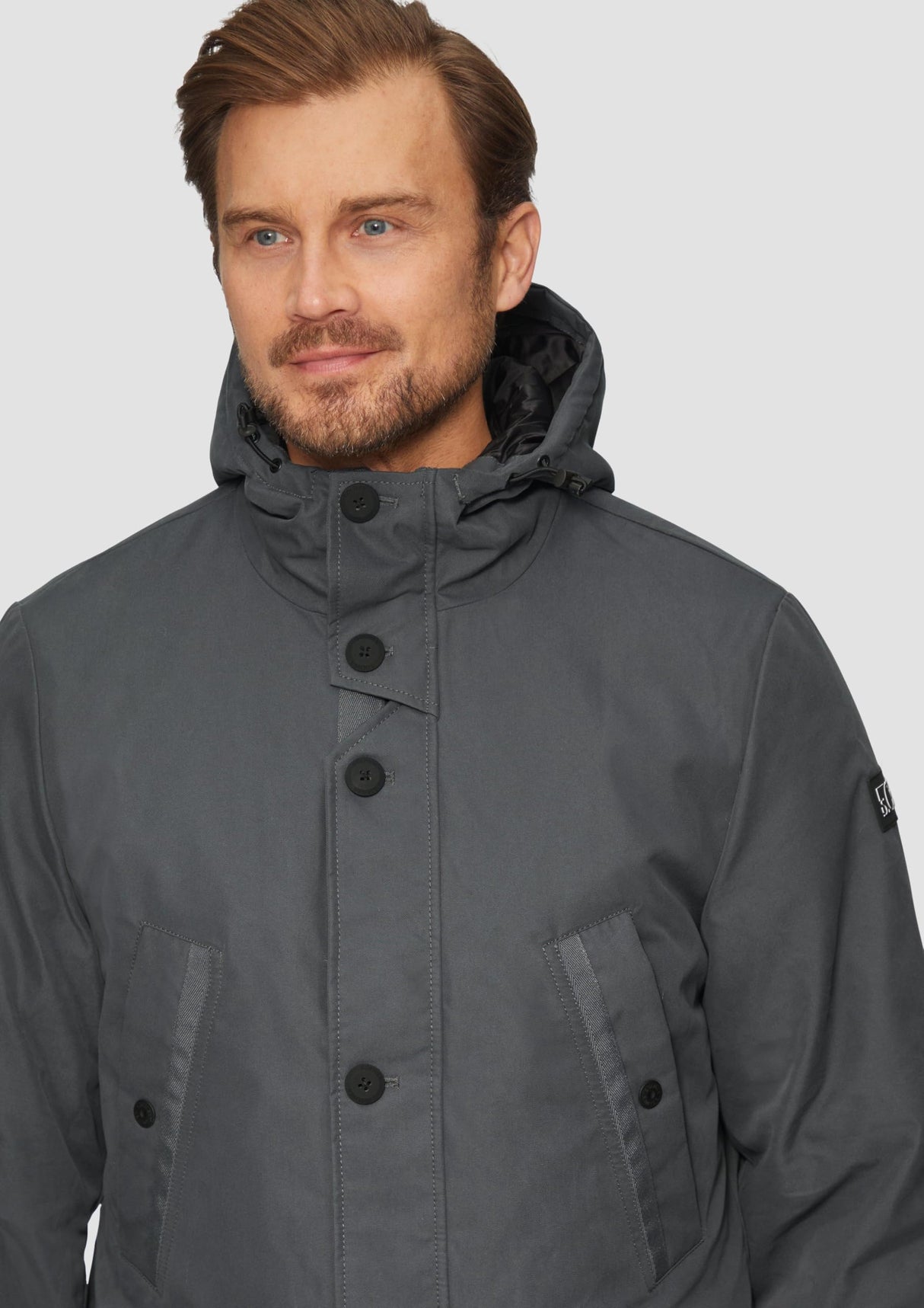 s.Oliver 2150401 Parka con Capucha, 9581, L Hombres