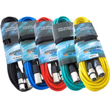 MC Keepdrum de 001 x x 5 x 6 m Micrófono Juego de cables XLR Colores