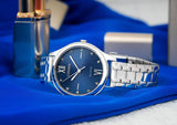 CITIZEN Reloj Analógico para Mujer de Eco-Drive con Correa en Acero Inoxidable EM0500-73L
