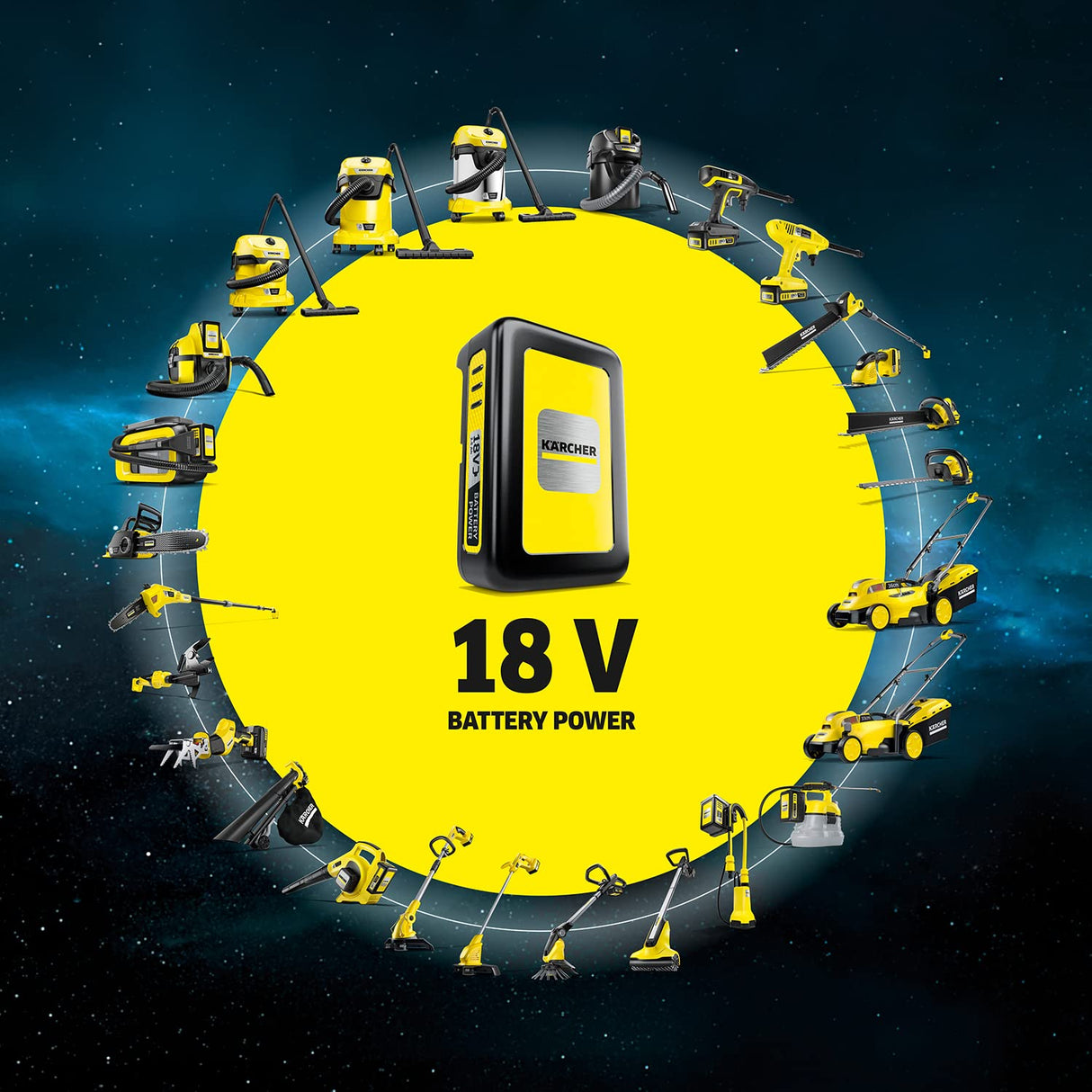Kärcher Limpiadora de terrazas PCL 3-18 a batería 18 V, presión: 10 bar, consumo de agua a 4 bar: máx. 180 l/h, rendimiento: 20-40 m2, compatible con baterías 18 V de Kärcher, sin batería
