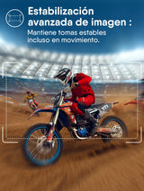 Cámara de Acción, Rollei Actioncam 9s Plus Cámara Deportiva 4K 60fps Estabilización Camara Subacuática Impermeable 40M con Sensor de 1/2,5 Pulgadas Pantalla Táctil con Accesorios para Deporte Buceo