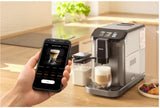 SENCOR Cafetera Espresso Automática con Wi-Fi, Pantalla TFT, 20 Bar, 1,5 L, Molinillo 15 Niveles, Tanque de Leche 750 ml