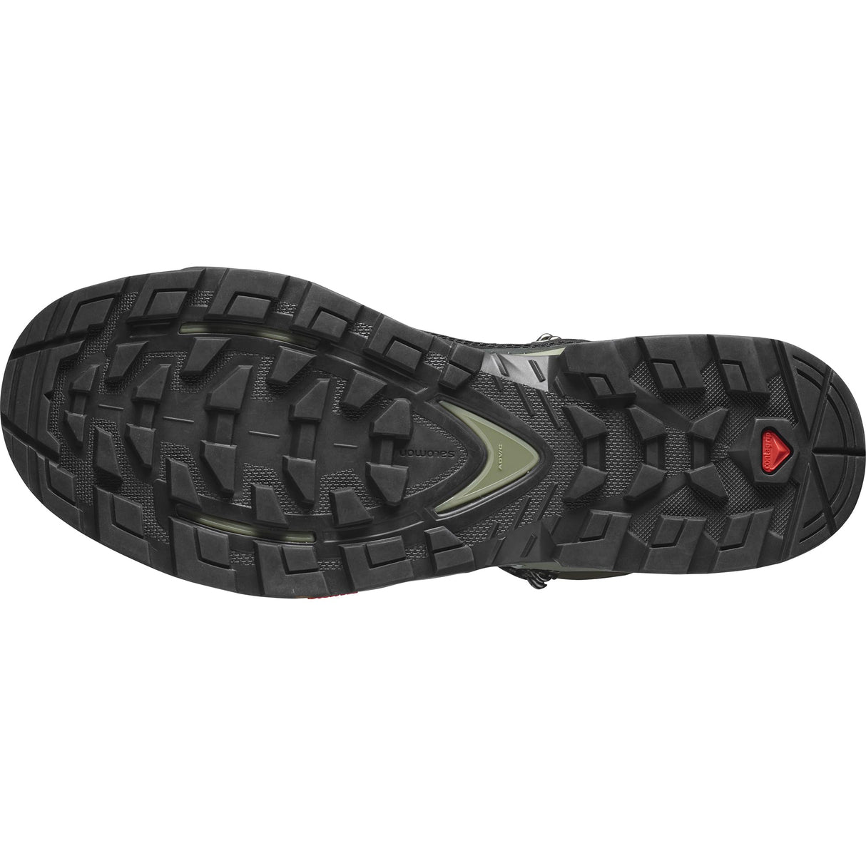 Salomon Quest Element Gore-Tex Botas de Senderismo de Piel para Hombre, Impermeable, Agarre Máximo, Zapatos Trekking, Black, 44 2/3