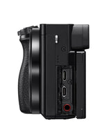 Sony ILCE6100AB.CEC Alpha 6100 Cámara Evil APS-C, Enfoque automático rápido 0.02s, Eye AF para Personas y Animales, grabación de vídeos en 4K y Pantalla inclinable, Cargador Incluido