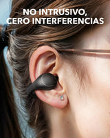 Soundcore C40i de Anker, Auriculares Open-Ear con Clip, Diseño de Juntas Flexible, Controles de Botón, Comodidad Ligera, Ajuste Estable con Almohadillas Acoplables, Transductores Expansivos