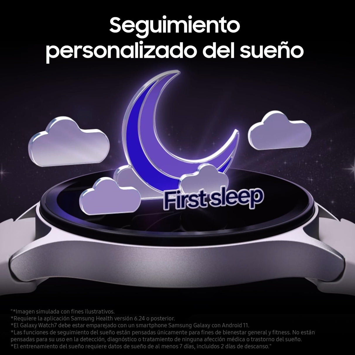Samsung Galaxy Watch7 - Bluetooth, Smartwatch 44mm, Control de Salud, Seguimiento Deportivo, Color Verde, Garantía 3 Años + 1 año Extra (Versión española)