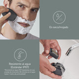Panasonic ES-PV3B-K803 Serie 900s Afeitadora, Afeitadora Eléctrica de 5 Hojas para Uso En Seco y Húmedo para Hombres, Sensor De Barba Responsivo, USB-C, Estuche De Transporte, Negro Mate