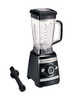 Bosch - Batidora de vaso, VitaBoost, 1600 W 6 programas, Jarra de 2,5 l, Negro, MMBH6P6B