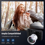 Neewer Teleconvertidor de Lente Adicional de 49 mm 1.5X, Compatible con cámaras Fujifilm X100 X100S X100F X100T X100V X100VI, Vidrio óptico HD, Multicapa, Plateado, LS-61