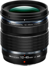 OM SYSTEM M.Zuiko DIGITAL ED 12-45mm F4.0 PRO Objetivo, Zoom Estándar Ultra-Compacto, Alta Resolución, Resistente a la Intemperie,Compatible con todas las cámaras MFT (Olympus OM-D y Pen, Panasonic G)