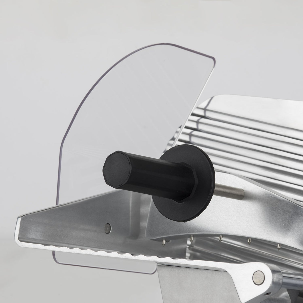 Cortadora de fiambre eléctrica H.Koenig MSX250, profesional, precisa, espesor de corte 0-12 mm, cuchilla italiana de 25 cm, afilador integrado, amplia bandeja, 282 rpm, plateado