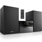 Philips Audio M4505/12 Micro Music System with Bluetooth (Dab+/FM Radio, USB, CD, MP3-CD, 60 W, Audio-In, USB Port for Charging, Bass-Reflex Loudspeakers, Digital Sound Control)
