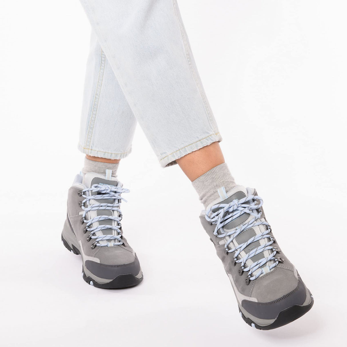 Skechers Trego Rocky Mountain, Zapatillas Para Caminar Mujer, Gris, 41 EU
