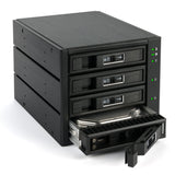FANTEC Backplane BP-T3141 SAS I, II + SATA I, II y III para 4 discos duros de 3,5" y 2,5" en una bahía de 3 bahías de 5,25".