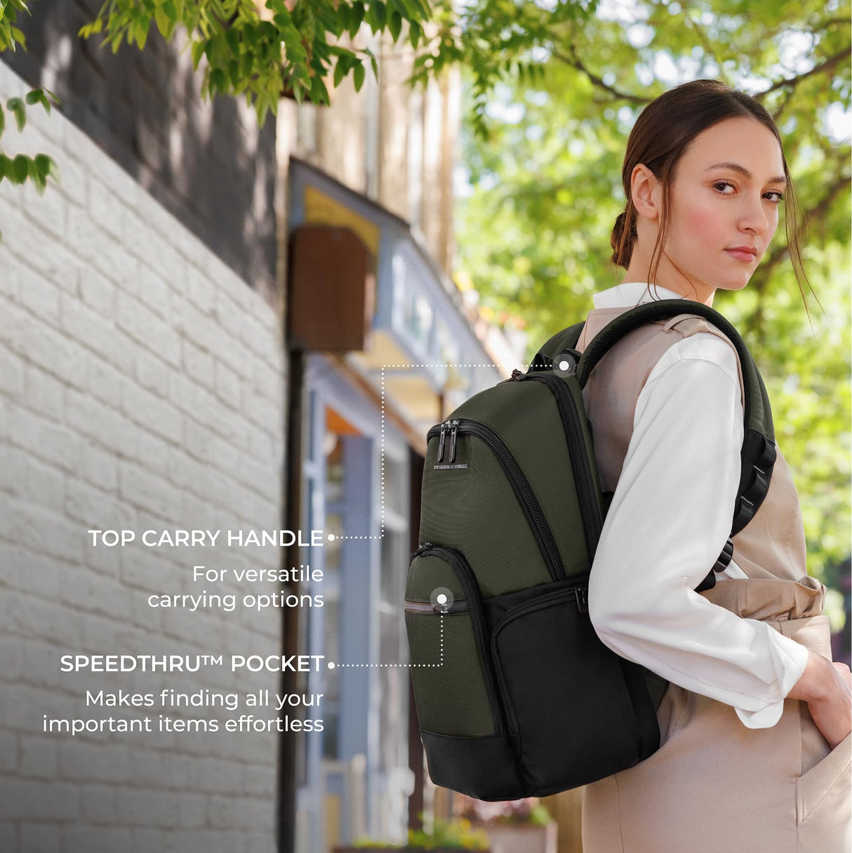 Briggs & Riley Mochila Hta Medium Cargo unisex (paquete de 1)