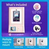 HP Sprocket Máquina de Fotomatón Impresora de Fotos a Color Instantánea (Rosa) Paquete Inicial + Papel Zink (100 Hojas) + Estuche Acolchado