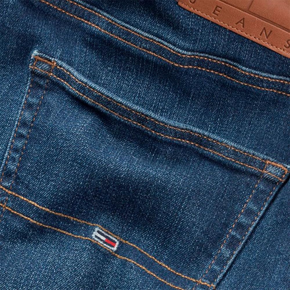 Tommy Jeans Slim para Hombre, Mezclilla (Denim Dark), 30W / 32L