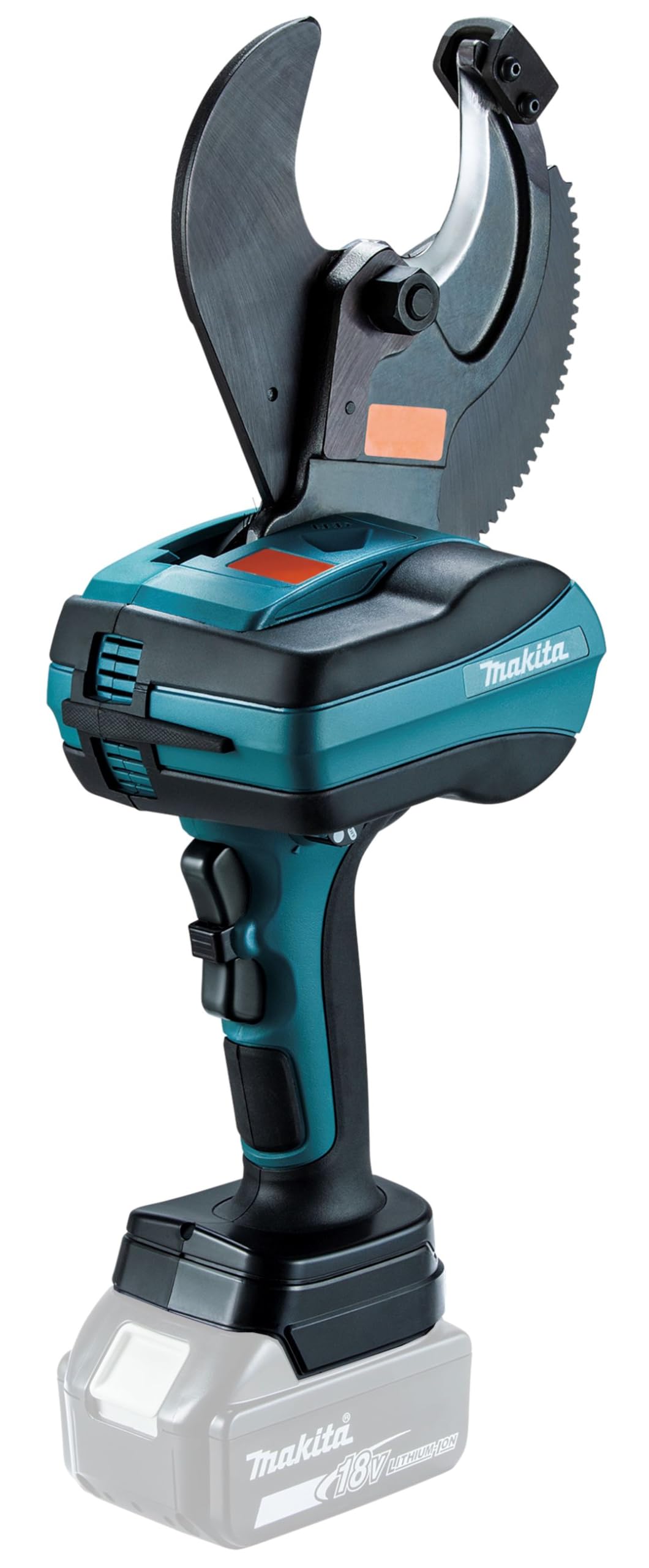 Makita DTC101ZK - Cortador de cable inalámbrico (18 V, hoja abierta, sin cargador ni baterías) en maletín de transporte