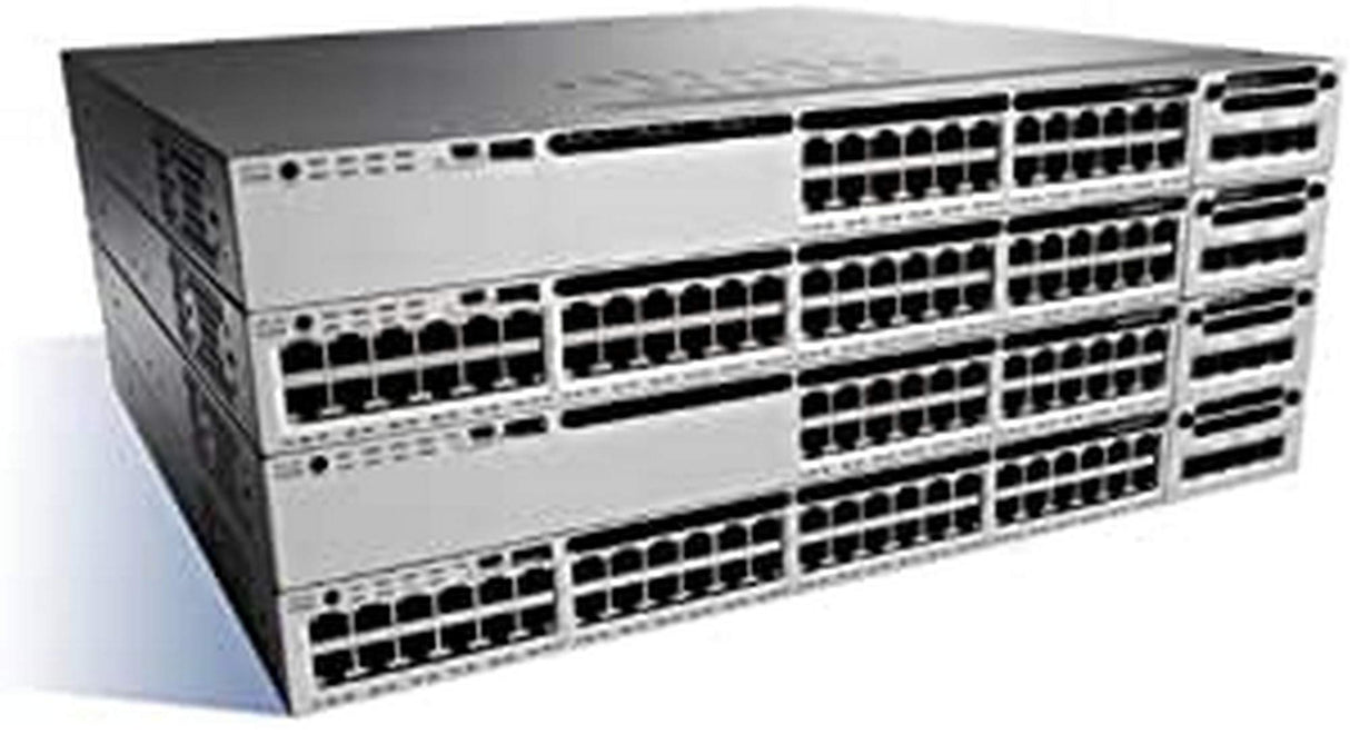 Cisco Catalyst WS-C3850-24P-S Switch Gestionado Negro, Gris Energía sobre Ethernet (PoE) - Switch de Red (Gestionado, Energía sobre Ethernet (PoE))