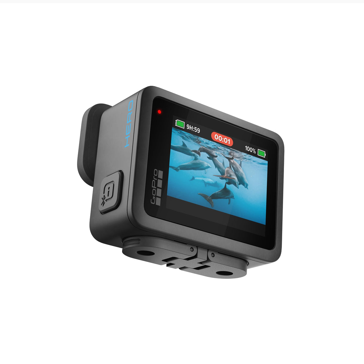 GoPro Hero - Cámara de acción compacta Resistente al Agua con vídeo 4K Ultra HD, fotografía de 12 MP y Pantalla táctil
