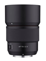 Samyang Teleobjetivo Compacto F1.8 AF APS-C de 75 mm para Fuji X (SYIO75AF-FX)