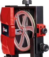Einhell Sierra de banda TC-SB 200/1 (cambio de hoja de sierra sin herramientas, tope paralelo, ajuste de altura, guía con rodamiento de bolas, mesa inclinable de forma continua)