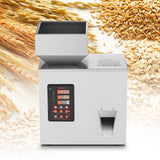 VEVOR Máquina llenadora de polvo, 1-100 g, Máquina llenadora automática inteligente de pesaje de partículas, Llenadora dispensadora para semillas de té, granos, polvo, harina, frijoles, copos