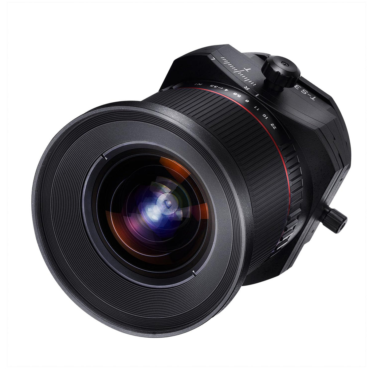 Samyang F1110903101 - Objetivo fotográfico DSLR para Nikon (Distancia Focal Fija 24mm, Apertura f/3.5-22 T/S ED AS UMC, diámetro Filtro: 82mm), Negro