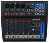 Audibax MG06 USB Mesa Mezclas 6 Canales con Bluetooth, MP3,USB Rec y Efectos