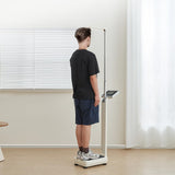VEVOR Báscula Médica Digital Capacidad de 300 kg Báscula Corporal Médica Profesional y Multifuncional para Peso y Altura con 2 Unidades (kg/lb) IMC para Gimnasio, Hogar, Hospital