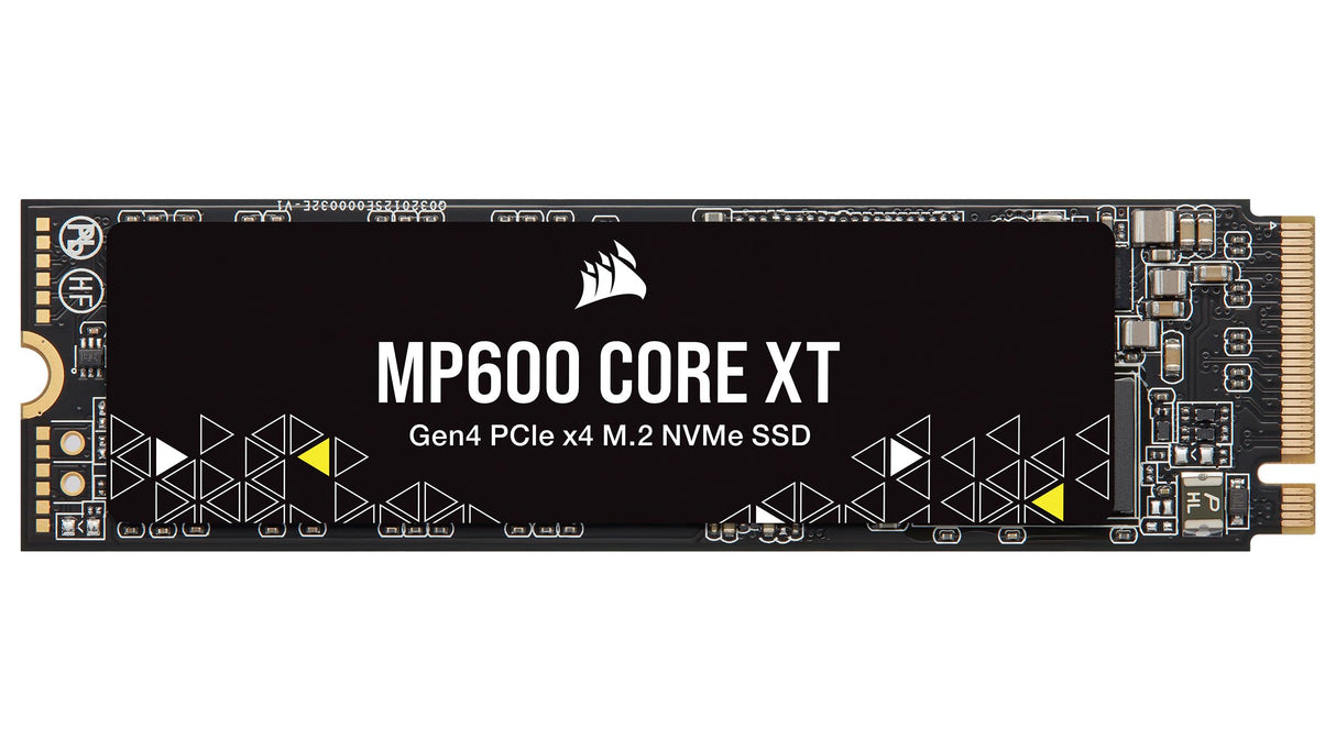 Corsair MP600 Core XT 2TB M.2 PCIe Gen4 NVMe SSD – hasta 5900 MB/s – QLC NAND – M.2 2280 – para Ordenadores Portátiles y de Sobremesa PCIe 4.0 – Negro
